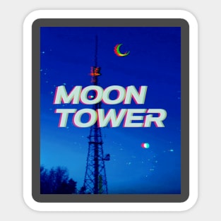 Moon Tower logo shirt Sticker